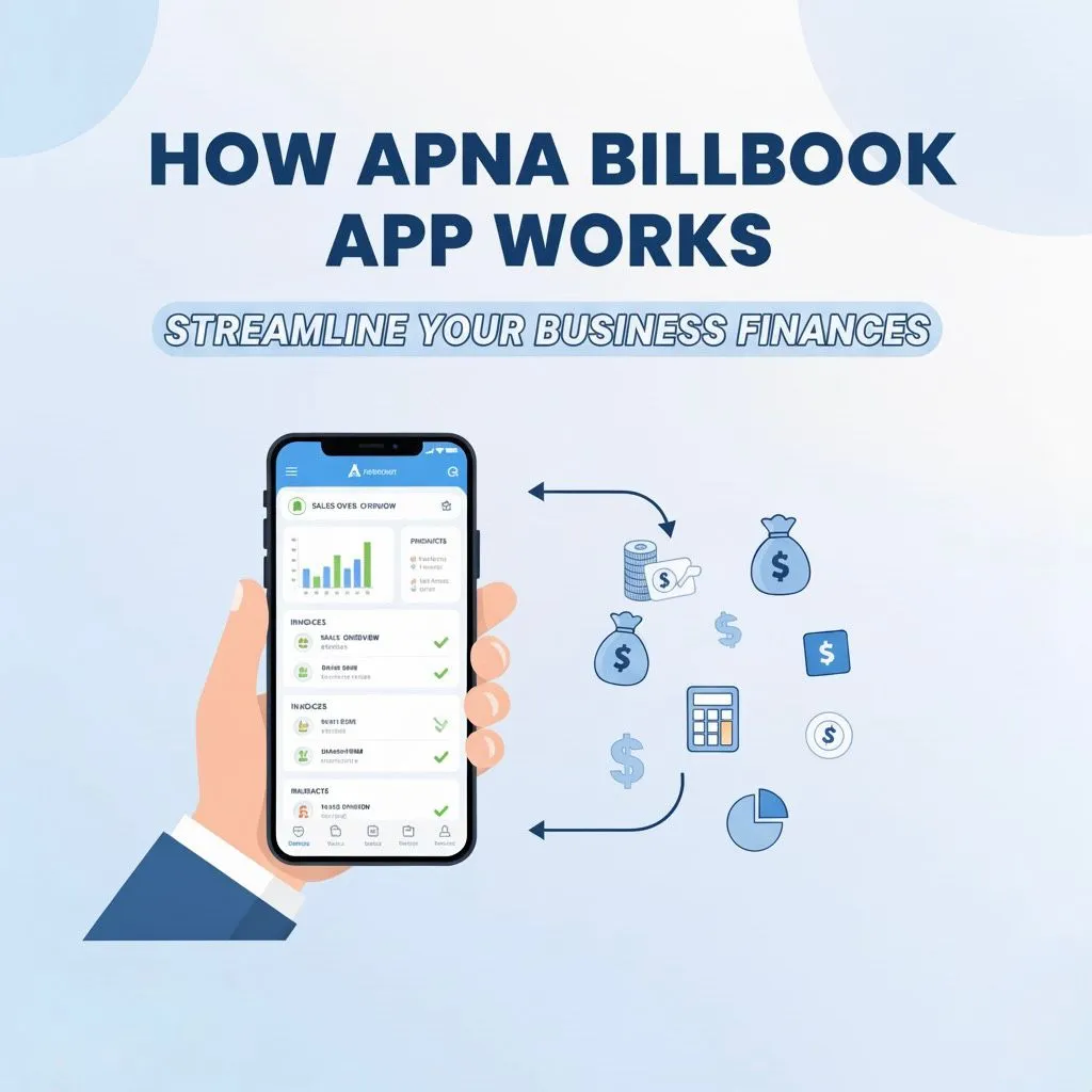 ApnaBillbook features infographic